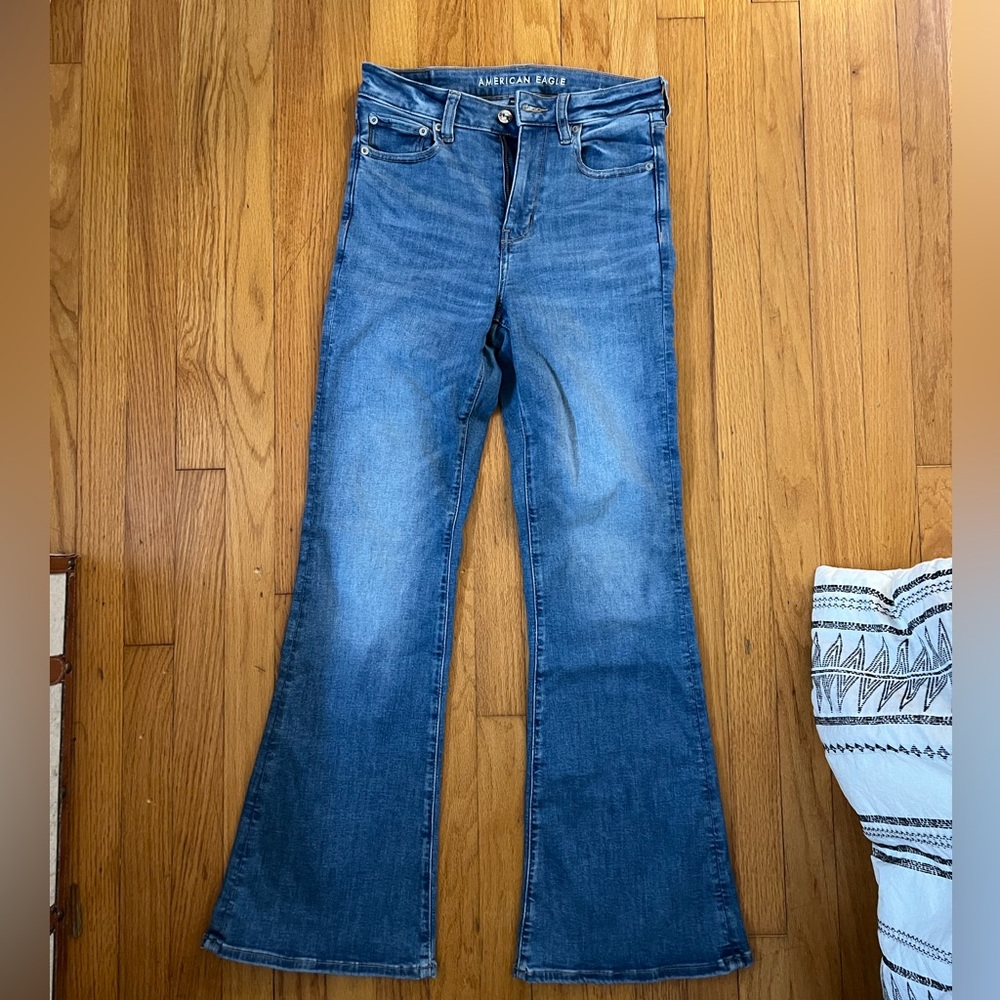 American Eagle stretch flare jeans